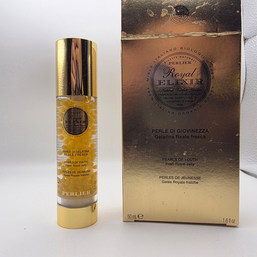 Perlier Royal Elixir Pearls of Youth Serum 1.0oz Fresh Royal Jelly Anti-Aging